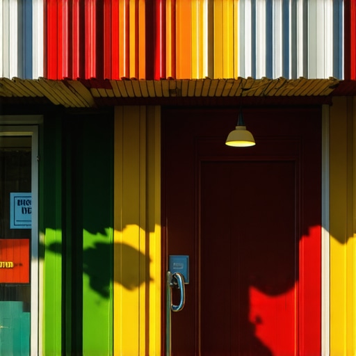 Professional photos of a local business storefront with vibrant signage