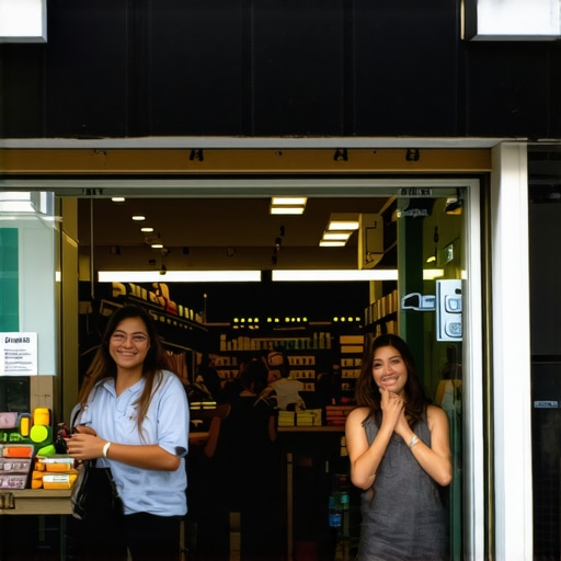 Bright and inviting storefront showcasing successful local business.