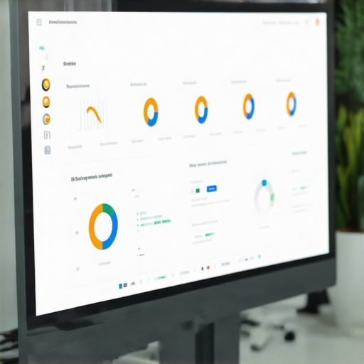 Computer screen displaying local SEO analytics