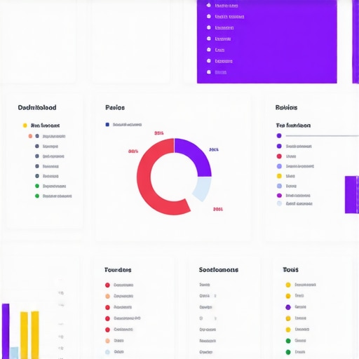 Dashboard screenshot displaying SEO analytics and review management data for GBP.