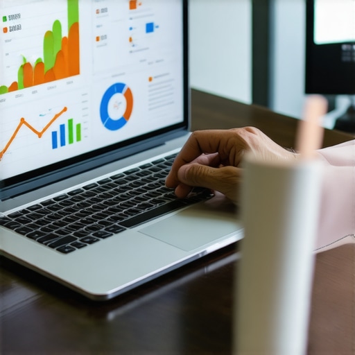 Business owner reviewing SEO analytics for Google Profile optimization